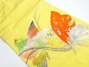 リサイクル　蝶模様刺繍名古屋帯